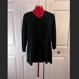 Karen Scott: Classic V-Neck Pullover Sweater L